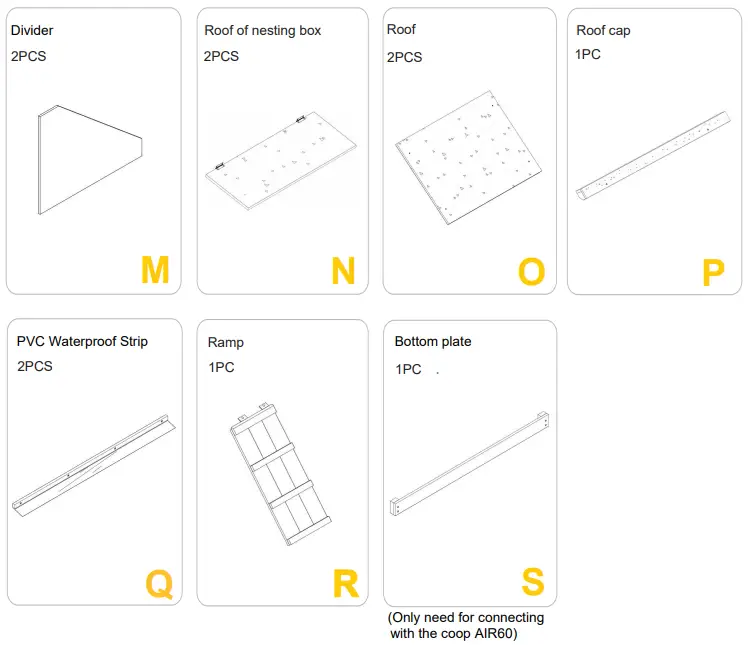aivituvin AIR 67 Chicken Coop Extension Run - Fig 3
