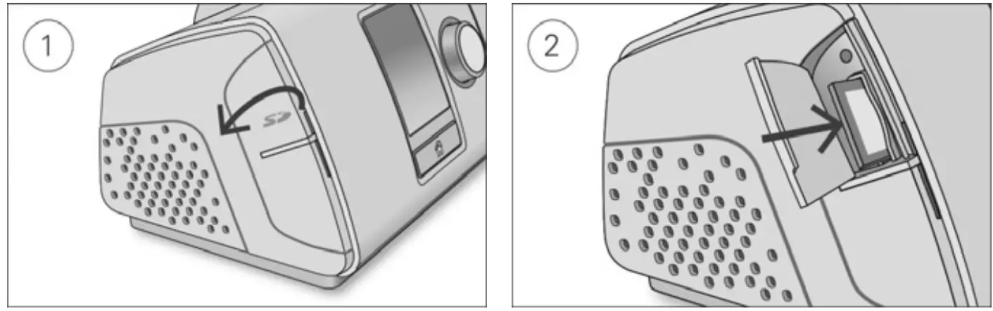 ResMed NP 378013 AirSense 10 Elite CPAP Device - SD card
