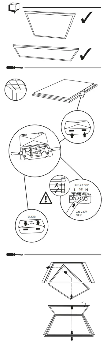 miLEDo BAREV R Panel LED - 1