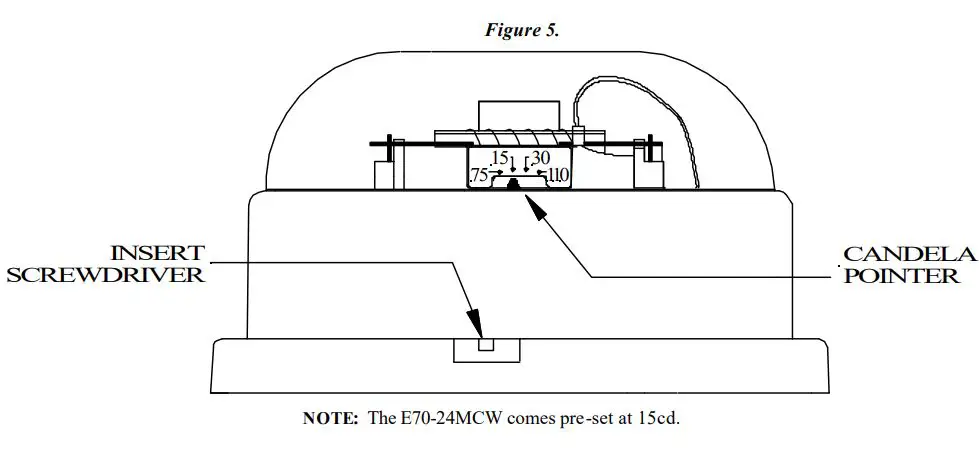 Wheelock E70-24MCW Red Wall Mount Speaker Strobe-fig5