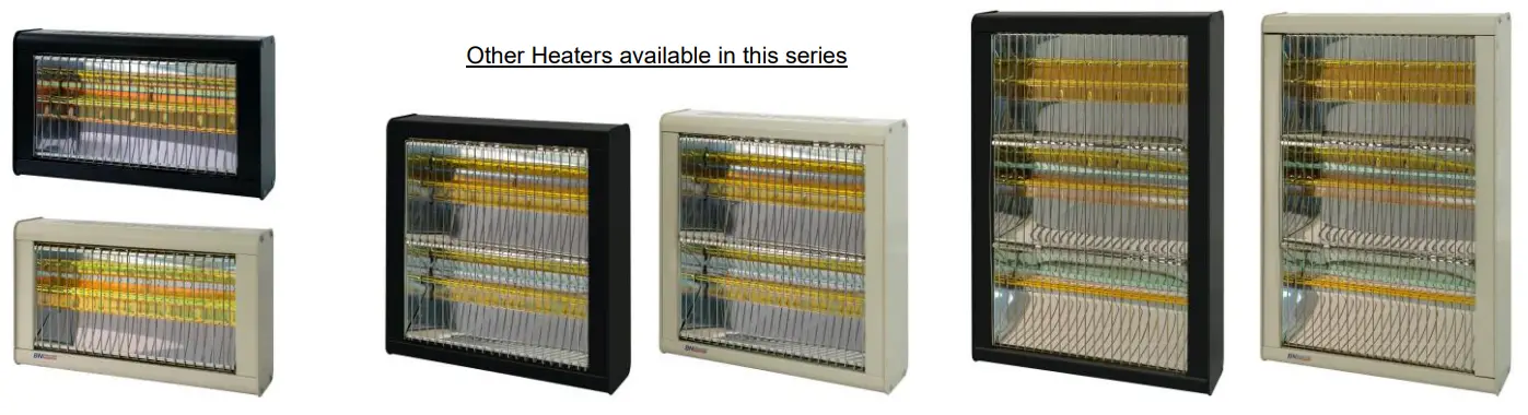 BN thermic HN3 30L Shortwave Infrared Heaters - fig1