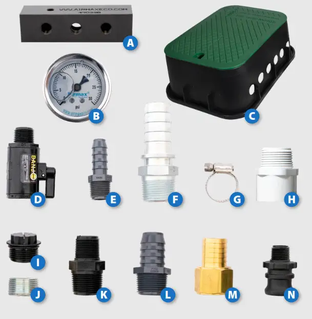 Airmax Remote Manifold Kit-PARTS