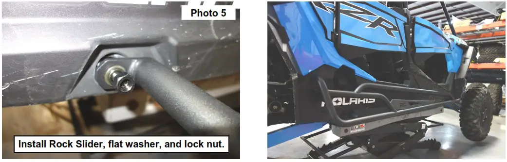 ROUGH COUNTRY 921930650 Polaris RZR Rock Slider Kit - INSTALLATION INSTRUCTONS 3