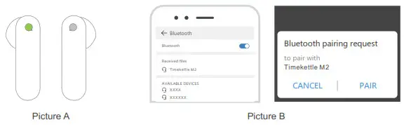 Timekettle M2 Translator Earbuds-Bluetooth Pairing