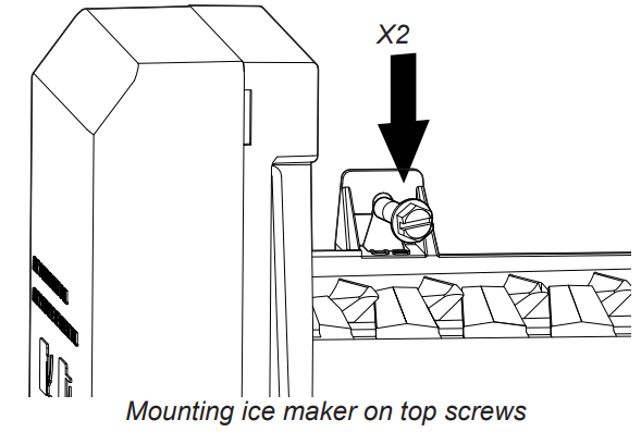 Whirlpool Modular Ice Maker Kit Installation - Mounting2