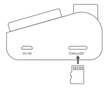 Xiaomi 70mai A500 Dash Cam Pro Plus GPS-memory card