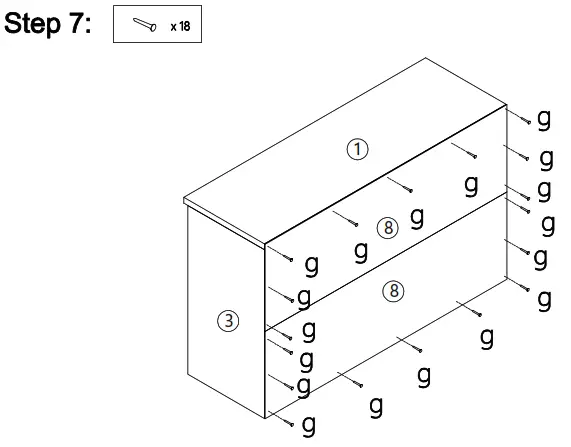 Kmart 6 Drawer Dresser White - fig 10