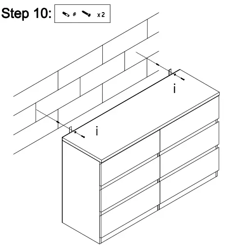 Kmart 6 Drawer Dresser White - fig 13