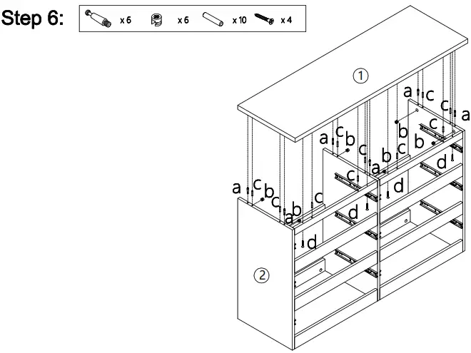 Kmart 6 Drawer Dresser White - fig 9