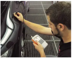 Point coating thickness