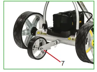 BATCADDY X3 Classic Electric Golf Caddy-PARTS GLOSSARY 3