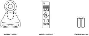 KONFTEL Cam50 Video Conference Camera - PACKING LIST 1