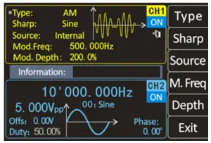 JOY iT PSG 9080 Programmable Signal Generator -MODULATIONSMODUS