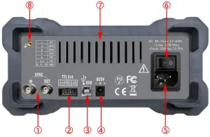 JOY iT PSG 9080 Programmable Signal Generator -REAR SIDE1