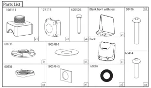 SCANSTRUT SPR-1U-RM Uncut Instrument Rail Mount Pod - product list