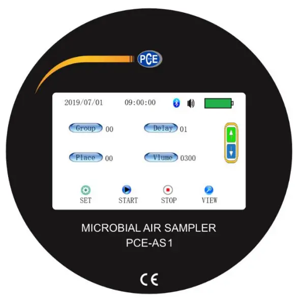 PCE AS1 Air Sampler--- Device description