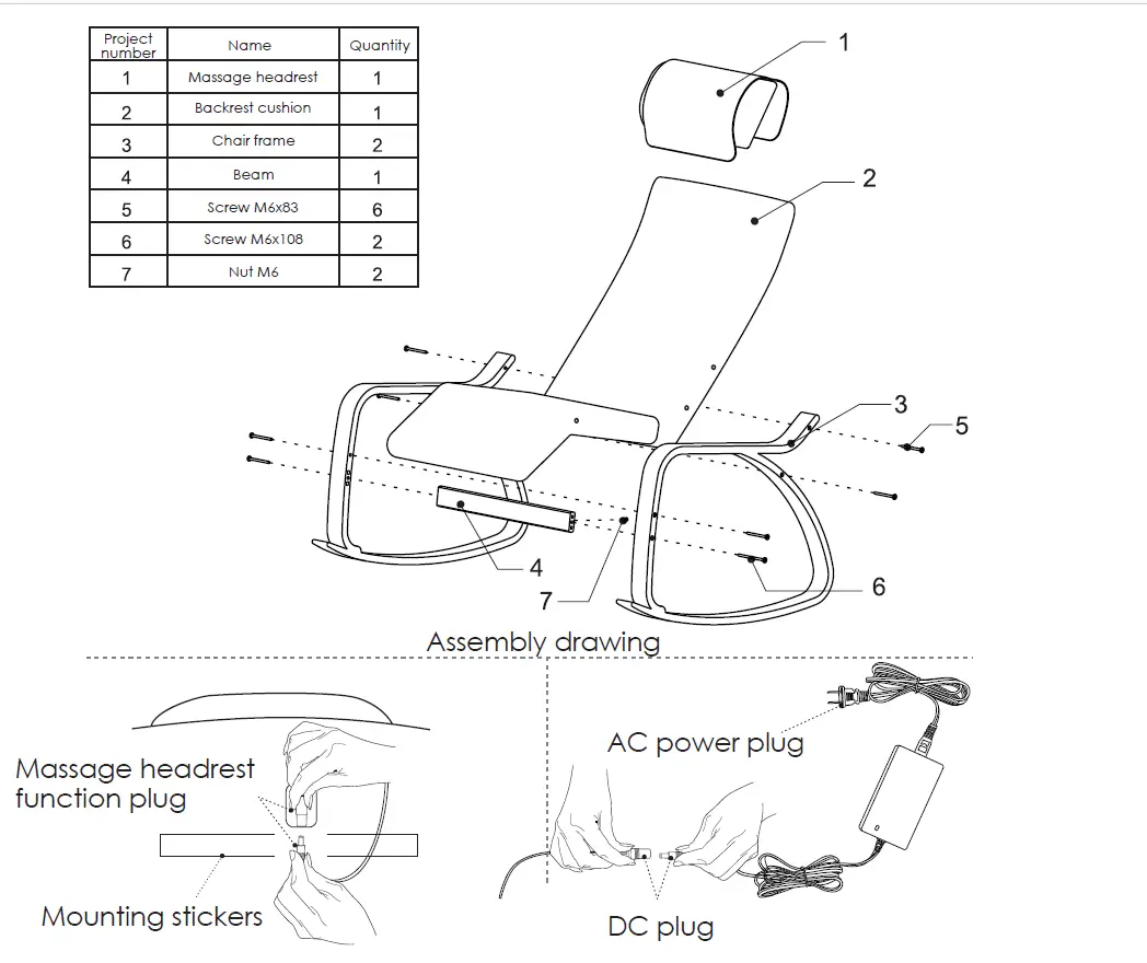 NOVITA B2 Rocking Massage Chair-3