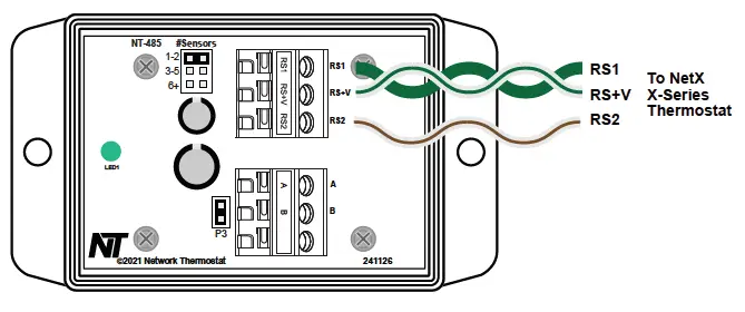 network thermostat NT-485 NetX Modbus Translator-3
