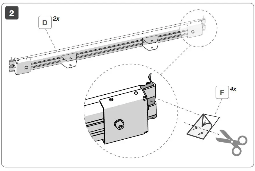 FIAMMA 02094-26A Dodge Promaster Door Mounted Bike Rack fig 5