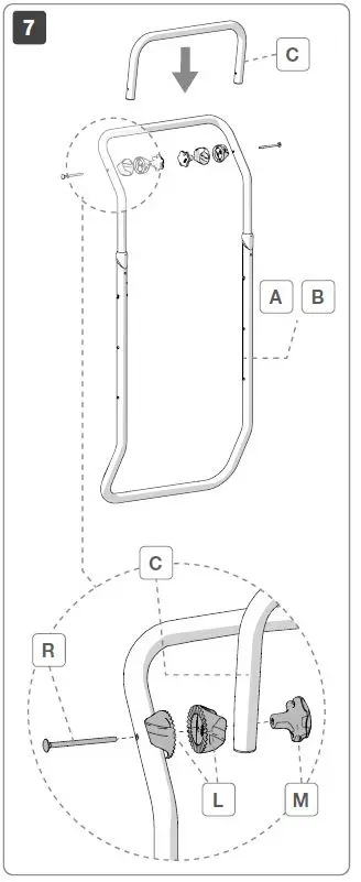 FIAMMA 02094-26A Dodge Promaster Door Mounted Bike Rack fig 9