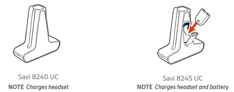 plantronics Wireless Headset - Charge stand