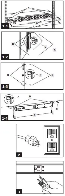 TRIPP-LITE PDUMH15-6 Metered Rack PDU Fig1