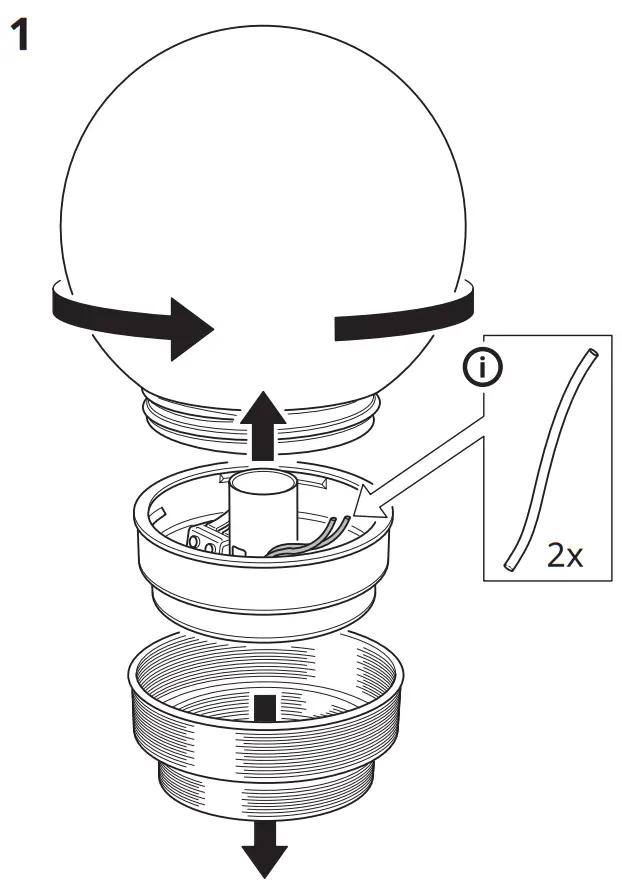 IKEA FRIHULT Ceiling Wall Lamp-fig3