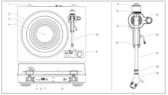Dual-CS-418-Belt-Drive-Manual-Turntable=fig-1