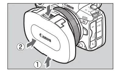 Canon 5554C002 RF 5 2mm F2.8 L Dual Fisheye Lens - cap 1
