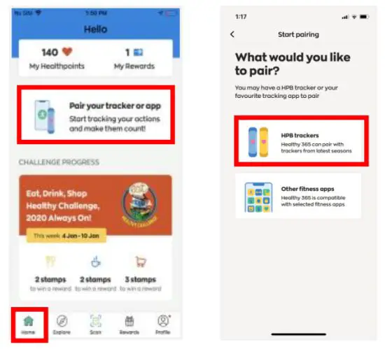 HealthHub H365 Fitness Tracker Wristband