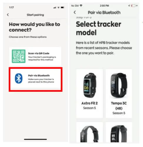 HealthHub H365 Fitness Tracker Wristband -Connect via Bluetooth