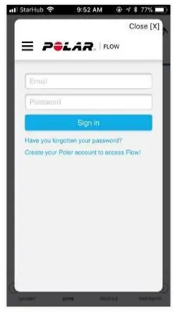 HealthHub H365 Fitness Tracker Wristband - Polar Flow