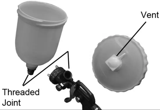 Clarke KIT300B Spray Gun and Air Hose Kit fig 4