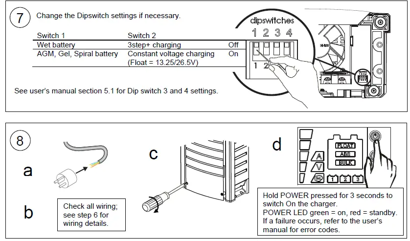 MASTERVOLT 44010350 ChargeMaster Battery Charger Fig12