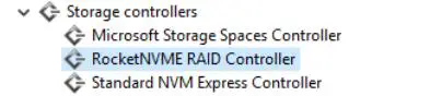 Setting up the RS6661A-NVMe for a Windows operating 4