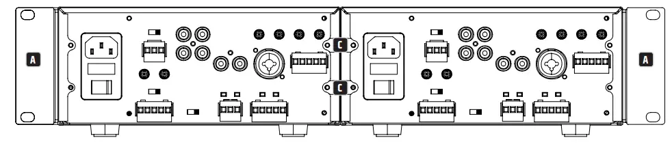 LD SYSTEMS IMA 60 65W Mixing Amplifier- RACK INSTALLATION 3