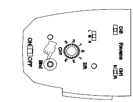 Shanghai Merit Technology MT-203 3 Channel 2.4 GHz FHSS Radio Control System 8