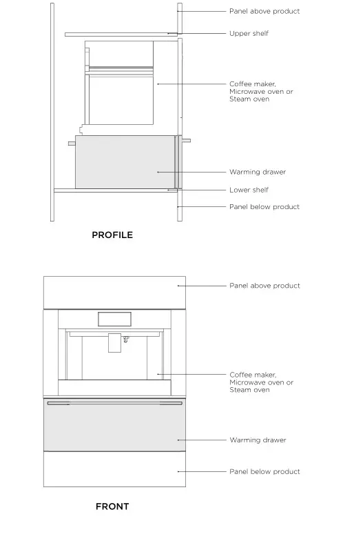 FISHER PAYKEL W30SDEI Warming Drawer - COMBINED WITH COMPANION PRODUCT