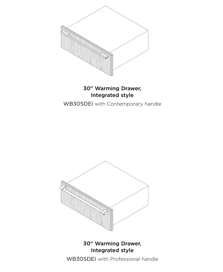 FISHER PAYKEL W30SDEI Warming Drawer - INTEGRATED WARMING DRAWER