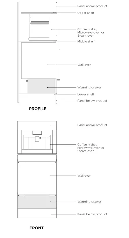 FISHER PAYKEL W30SDEI Warming Drawer - TRIPLE STACK COMBINATION