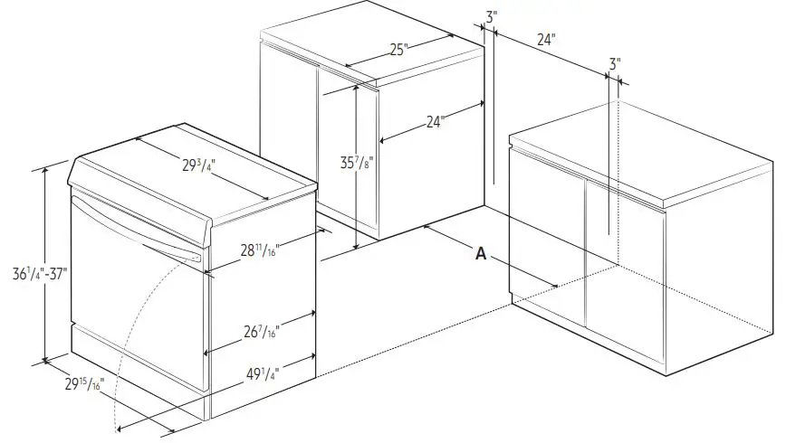 Samsung Front Control Slide-in Gas Range with Air Fry Instructions - Installing Your Range