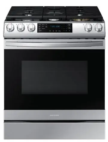 Samsung Front Control Slide-in Gas Range with Air Fry Instructions - Product