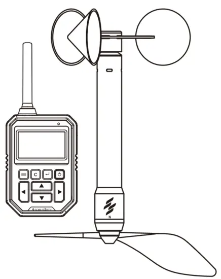 SCARLET TECH WL 21 Wireless Anemometer
