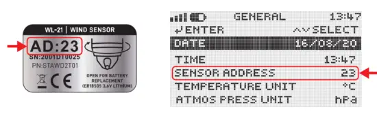 SCARLET TECH WL 21 Wireless Anemometer - fig22