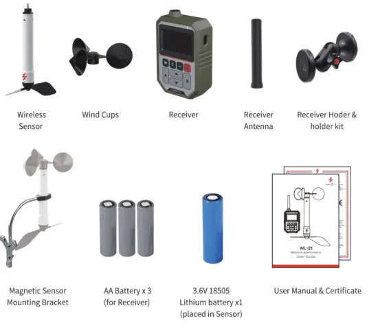 SCARLET TECH WL 21 Wireless Anemometer - fig31