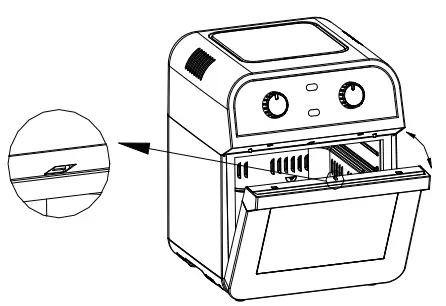 deco chef DCOVENAIRBLK XL 12 7 QT Oil Free Air Fryer - fig7