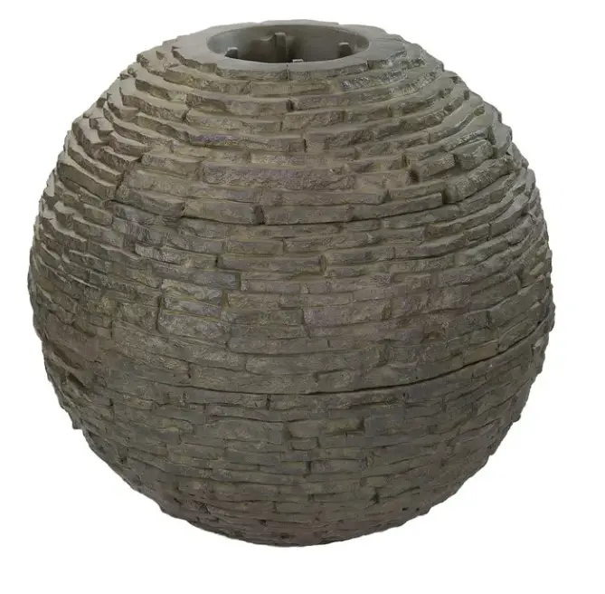 Aquascape-Small-Stacked-Slate-Sphere-Water-Fountain