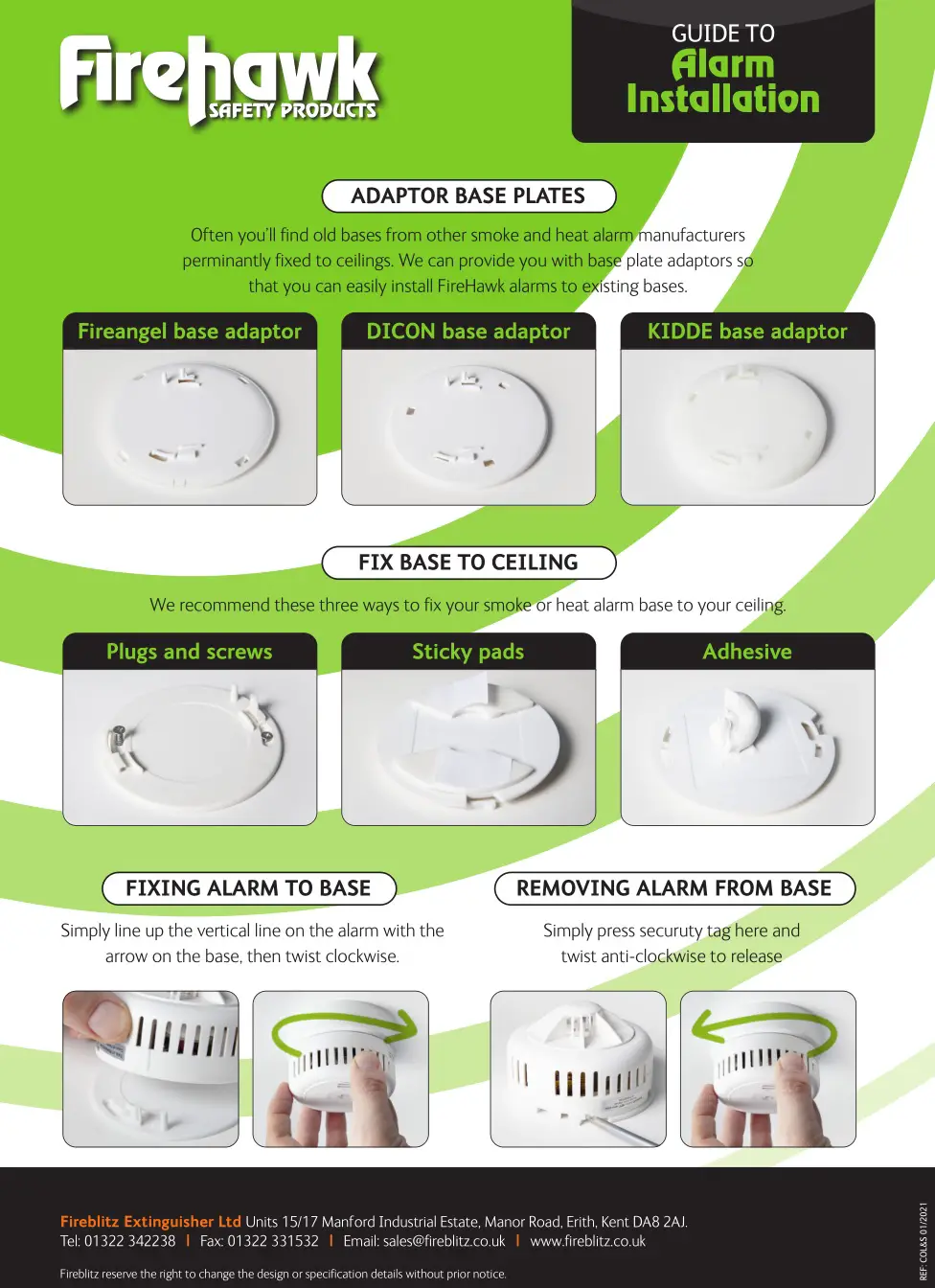 Firehawk 10 Year Photoelectric Smoke & Heat Alarms User Manual 3