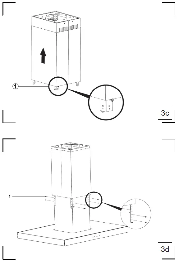 Amica SOT 95 Kitchen Extractor Hood-5