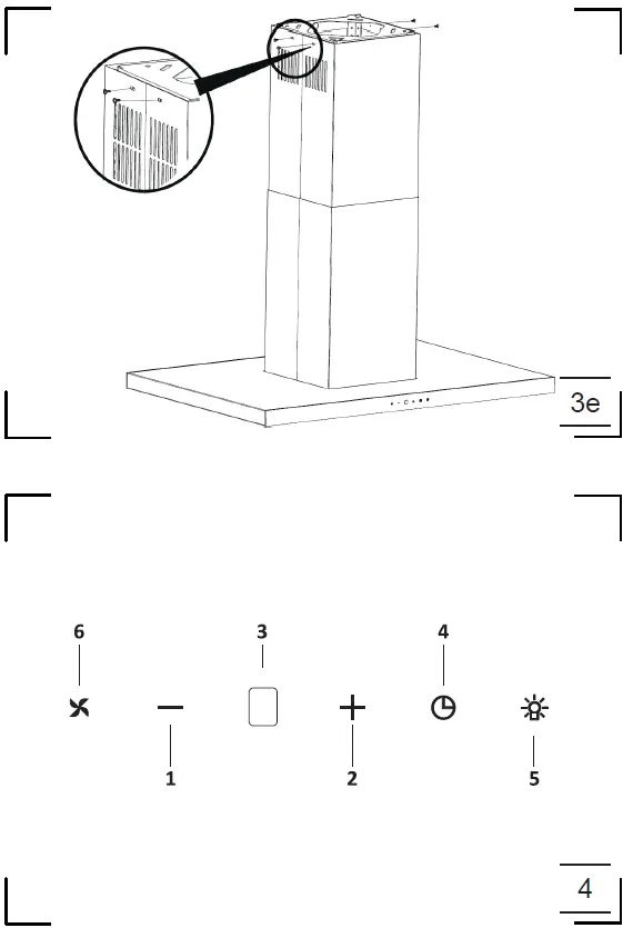 Amica SOT 95 Kitchen Extractor Hood-6